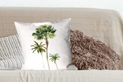 Kussenhoes 50x50 Cm - Jungle - Boom - Groen - Katoen / Polyester - Voor Binnen -Pillowmonkey 1200x800 315