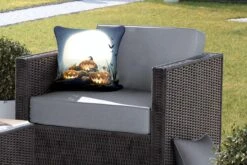 Buitenkussens - Tuin - Een Illustratie Van Lachende Pompoenen Tijdens Halloween - 40x40 Cm -Pillowmonkey 1200x800 3169