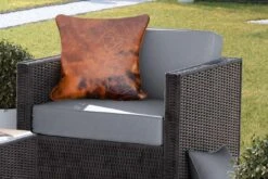 Buitenkussen Weerbestendig - Patronen - Luxe - Blad - Goud - 50x50 Cm -Pillowmonkey 1200x800 3269