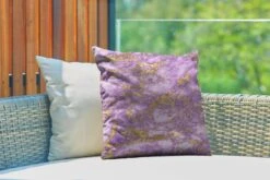 Buitenkussen - Marmer - Glitter - Paars - Goud - 45x45 Cm - Weerbestendig -Pillowmonkey 1200x800 3283