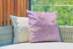 Buitenkussen Weerbestendig - Marmer - Paars - Goud - 50x50 Cm -Pillowmonkey 1200x800 3307