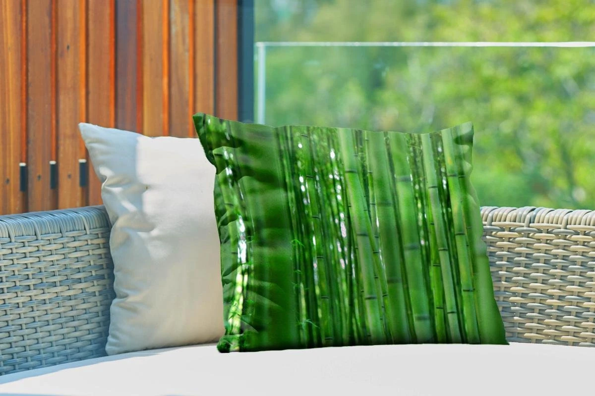 Buitenkussens - Tuin - Het Bamboebos Van Arashiyama Van Dichtbij - 60x40 Cm 5 Buitenkussens - Tuin - Het Bamboebos Van Arashiyama Van Dichtbij - 60x40 Cm - Afbeelding 3