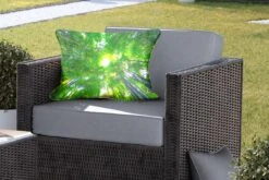 Buitenkussens - Tuin - Boomtoppen In Het Bamboebos Van Arashiyama - 60x40 Cm -Pillowmonkey 1200x800 3353