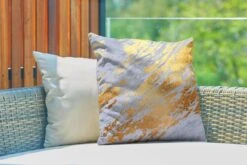 Buitenkussen Weerbestendig - Marmer - Goud - Patronen - 50x50 Cm -Pillowmonkey 1200x800 3371