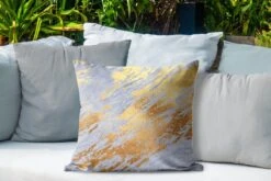 Buitenkussen Weerbestendig - Marmer - Goud - Patronen - 50x50 Cm -Pillowmonkey 1200x800 3372