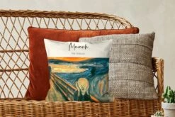 Kussenhoes 40x40 Cm - Schilderij - Art Nouveau - Oude Meesters - Katoen / Polyester - Voor Binnen -Pillowmonkey 1200x800 360