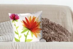 Kussenhoes 50x50 Cm - Een Abstracte Bloemdessin Tekening - Katoen / Polyester - Voor Binnen 10 Kussenhoes 50x50 Cm - Een Abstracte Bloemdessin Tekening - Katoen / Polyester - Voor Binnen -Pillowmonkey 1200x800 365