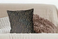 Kussenhoes 50x50 Cm - Patronen - Sterren - Goud - Katoen / Polyester - Voor Binnen -Pillowmonkey 1200x800 405