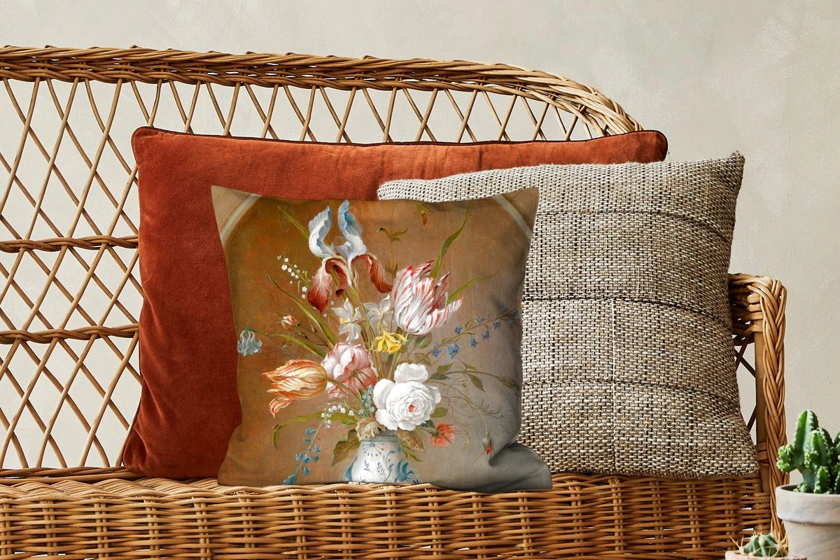 Kussenhoes 40x40 Cm - Bloemstilleven - Balthasar Van Der Ast - Schilderij - Katoen / Polyester - Voor Binnen 6 Kussenhoes 40x40 Cm - Bloemstilleven - Balthasar Van Der Ast - Schilderij - Katoen / Polyester - Voor Binnen - Afbeelding 4