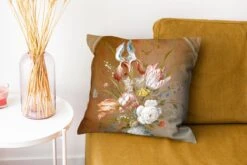 Kussenhoes 40x40 Cm - Bloemstilleven - Balthasar Van Der Ast - Schilderij - Katoen / Polyester - Voor Binnen 12 Kussenhoes 40x40 Cm - Bloemstilleven - Balthasar Van Der Ast - Schilderij - Katoen / Polyester - Voor Binnen -Pillowmonkey 1200x800 426