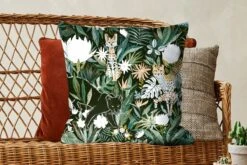 Kussenhoes 60x60 Cm - Jungle - Panter - Luipaard - Planten - Katoen / Polyester - Voor Binnen -Pillowmonkey 1200x800 435