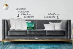 Kussenhoes 40x40 Cm - Noorderlicht - Bomen - Water - Alaska - Katoen / Polyester - Voor Binnen -Pillowmonkey 1200x800 455