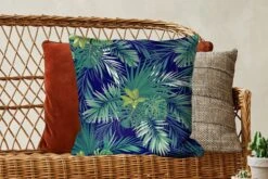 Kussenhoes 50x50 Cm - Jungle - Patronen - Blad - Jongens - Meisjes - Kinderen - Katoen / Polyester - Voor Binnen -Pillowmonkey 1200x800 463
