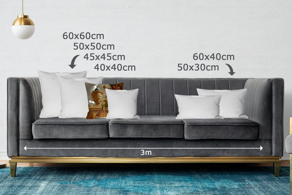 Kussenhoes 45x45 Cm - De Menagerie - Melchior D'Hondecoeter - Katoen / Polyester - Voor Binnen 8 Kussenhoes 45x45 Cm - De Menagerie - Melchior D'Hondecoeter - Katoen / Polyester - Voor Binnen - Afbeelding 6