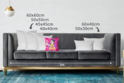 Kussenhoes 40x40 Cm - Vrouw - Jubileum Cadeau - 65 Jaar - Katoen / Polyester - Voor Binnen -Pillowmonkey 1200x800 508