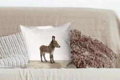 Kussenhoes 45x45 Cm - Dieren - Ezel - Grijs - Katoen / Polyester - Voor Binnen 10 Kussenhoes 45x45 Cm - Dieren - Ezel - Grijs - Katoen / Polyester - Voor Binnen -Pillowmonkey 1200x800 538