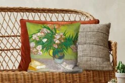 Kussenhoes 45x45 Cm - De Oleanders - Schilderij Van Vincent Van Gogh - Katoen / Polyester - Voor Binnen -Pillowmonkey 1200x800 60