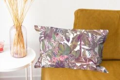Kussenhoes 50x30 Cm - Jungle - Panter - Patronen - Katoen / Polyester - Voor Binnen -Pillowmonkey 1200x800 620