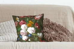 Kussenhoes 45x45 Cm - Stilleven Met Bloemen In Een Glazen Vaas - Schilderij Van Jan Davidsz. De Heem - Katoen / Polyester - Voor Binnen 10 Kussenhoes 45x45 Cm - Stilleven Met Bloemen In Een Glazen Vaas - Schilderij Van Jan Davidsz. De Heem - Katoen / Polyester - Voor Binnen -Pillowmonkey 1200x800 637