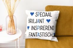 Kussenhoes 40x40 Cm - Papa - Quotes - Spreuken - Katoen / Polyester - Voor Binnen -Pillowmonkey 1200x800 681