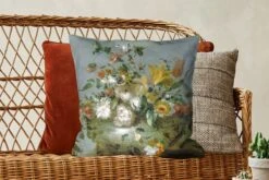 Kussenhoes 50x50 Cm - Bloemen - Oude Meesters - Barok - Katoen / Polyester - Voor Binnen -Pillowmonkey 1200x800 690