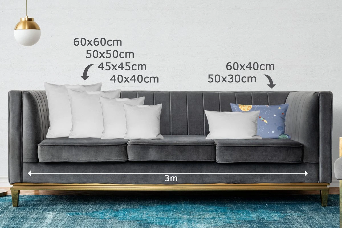 Kussenhoes 60x40 Cm - Ruimte - Kinderkamer - Sterren - Katoen / Polyester - Voor Binnen 8 Kussenhoes 60x40 Cm - Ruimte - Kinderkamer - Sterren - Katoen / Polyester - Voor Binnen - Afbeelding 6