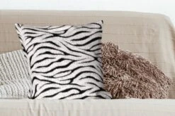 Kussenhoes 60x60 Cm - Dierenprint - Zebra - Wit - Katoen / Polyester - Voor Binnen 10 Kussenhoes 60x60 Cm - Dierenprint - Zebra - Wit - Katoen / Polyester - Voor Binnen -Pillowmonkey 1200x800 699