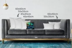 Kussenhoes 40x40 Cm - Veren - Pauwveren - Pauw - Blauw - Kunst - Katoen / Polyester - Voor Binnen -Pillowmonkey 1200x800 76