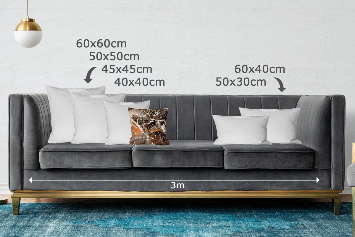 Kussenhoes 40x40 Cm - Acrylverf - Rood - Patronen - Katoen / Polyester - Voor Binnen 8 Kussenhoes 40x40 Cm - Acrylverf - Rood - Patronen - Katoen / Polyester - Voor Binnen - Afbeelding 6