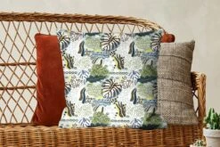 Kussenhoes 50x50 Cm - Jungle - Bladeren - Vormen - Katoen / Polyester - Voor Binnen -Pillowmonkey 1200x800 823