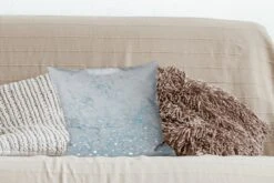 Kussenhoes 40x40 Cm - Marmer - Blauw - Glitter - Katoen / Polyester - Voor Binnen -Pillowmonkey 1200x800 834