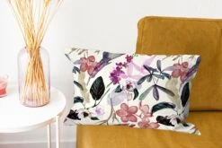 Kussenhoes 50x30 Cm - Jungle - Bloemen - Vintage - Patronen - Katoen / Polyester - Voor Binnen 12 Kussenhoes 50x30 Cm - Jungle - Bloemen - Vintage - Patronen - Katoen / Polyester - Voor Binnen -Pillowmonkey 1200x800 840