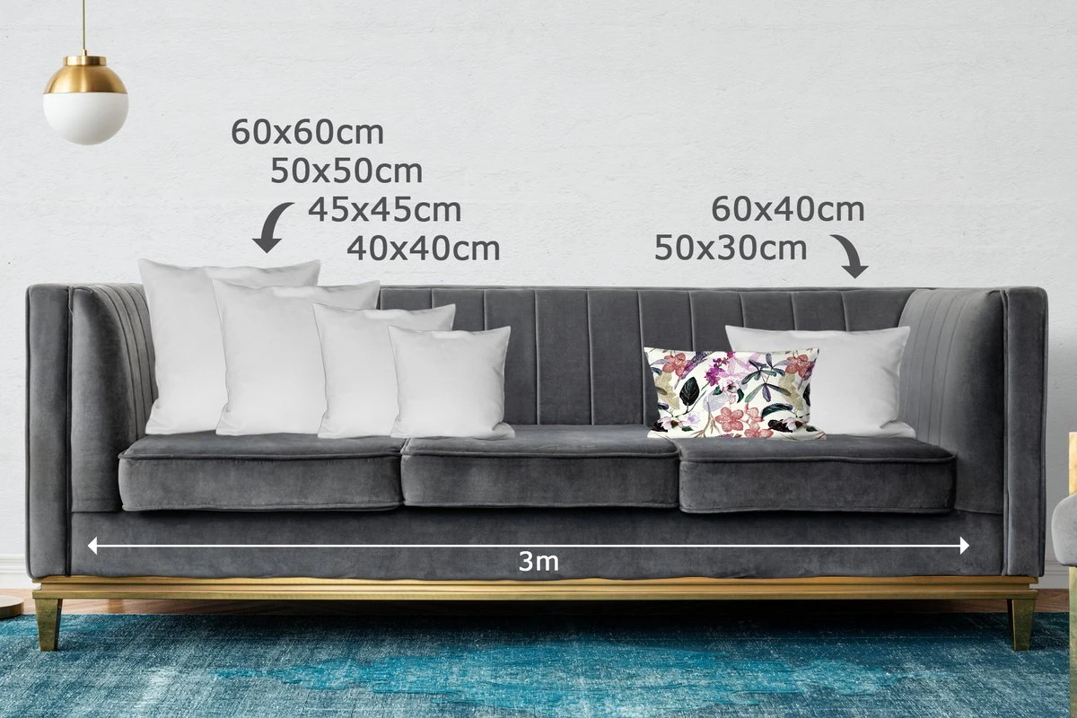 Kussenhoes 50x30 Cm - Jungle - Bloemen - Vintage - Patronen - Katoen / Polyester - Voor Binnen 8 Kussenhoes 50x30 Cm - Jungle - Bloemen - Vintage - Patronen - Katoen / Polyester - Voor Binnen - Afbeelding 6