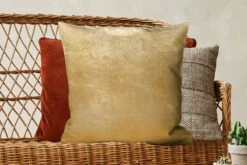 Kussenhoes 60x60 Cm - Gouden Achtergrond - Katoen / Polyester - Voor Binnen -Pillowmonkey 1200x800 850