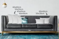 Kussenhoes 40x40 Cm - Close-up Van De Binnenkant Van Een Blauwe Geode Uit De Natuur - Katoen / Polyester - Voor Binnen -Pillowmonkey 1200x800 874