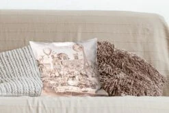 Kussenhoes 40x40 Cm - Kinderen - Parijs - Panda - Dieren - Luchtballon - Katoen / Polyester - Voor Binnen -Pillowmonkey 1200x800 884