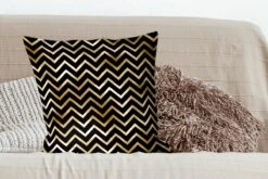 Kussenhoes 60x60 Cm - Patronen - Lijn - Goud - Katoen / Polyester - Voor Binnen 10 Kussenhoes 60x60 Cm - Patronen - Lijn - Goud - Katoen / Polyester - Voor Binnen -Pillowmonkey 1200x800 933