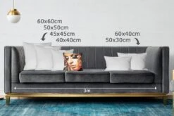 Kussenhoes 40x40 Cm - Vrouw - Goud - Wimpers - Katoen / Polyester - Voor Binnen -Pillowmonkey 1200x800 94