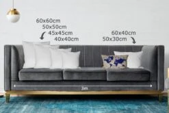 Kussenhoes 50x30 Cm - Wereldkaart - Bloemen - Blauw - Katoen / Polyester - Voor Binnen -Pillowmonkey 1200x800 957