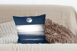 Kussenhoes 45x45 Cm - Zee - Maan - Water - Katoen / Polyester - Voor Binnen -Pillowmonkey 1200x800 984