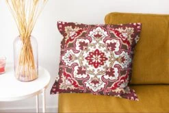 Kussenhoes 45x45 Cm - Perzisch Tapijt - Kleed - Mandala - Katoen / Polyester - Voor Binnen -Pillowmonkey 1200x802 100