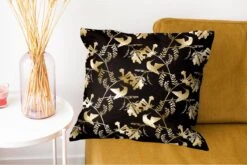 Kussenhoes 50x50 Cm - Patronen - Vogels - Goud - Katoen / Polyester - Voor Binnen 12 Kussenhoes 50x50 Cm - Patronen - Vogels - Goud - Katoen / Polyester - Voor Binnen -Pillowmonkey 1200x802 109