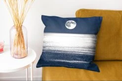 Kussenhoes 45x45 Cm - Zee - Maan - Water - Katoen / Polyester - Voor Binnen -Pillowmonkey 1200x802 148