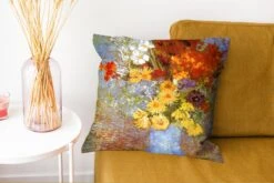Kussenhoes 45x45 Cm - Vaas Met Madeliefjes En Anemonen - Schilderij Van Vincent Van Gogh - Katoen / Polyester - Voor Binnen 12 Kussenhoes 45x45 Cm - Vaas Met Madeliefjes En Anemonen - Schilderij Van Vincent Van Gogh - Katoen / Polyester - Voor Binnen -Pillowmonkey 1200x802 15