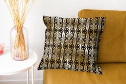 Kussenhoes 45x45 Cm - Patronen - Art Deco - Goud - Katoen / Polyester - Voor Binnen -Pillowmonkey 1200x802 164