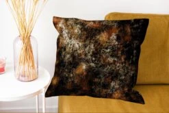 Sierkussens - Kussentjes Woonkamer - 60x60 Cm - Goud - Zwart - Abstract -Pillowmonkey 1200x802 183