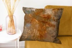 Sierkussens - Kussentjes Woonkamer - 60x60 Cm - Roest - Goud - Brons -Pillowmonkey 1200x802 203