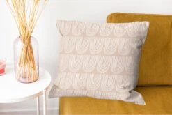 Kussenhoes 50x50 Cm - Zomer - Bogen - Wit - Katoen / Polyester - Voor Binnen -Pillowmonkey 1200x802 21