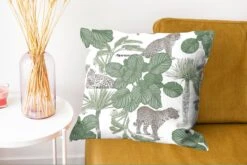 Kussenhoes 50x50 Cm - Luipaard - Bladeren - Patroon - Katoen / Polyester - Voor Binnen 12 Kussenhoes 50x50 Cm - Luipaard - Bladeren - Patroon - Katoen / Polyester - Voor Binnen -Pillowmonkey 1200x802 22