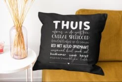 Sierkussens - Kussentjes Woonkamer - 60x60 Cm - Thuis - Spreuken - Liefde -Pillowmonkey 1200x802 223